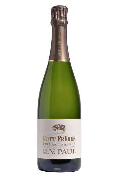 Crémant d'Alsace Brut QV PAUL - Zéro Dosage - BOTT FRÈRES - AOC Crémant d'Alsace