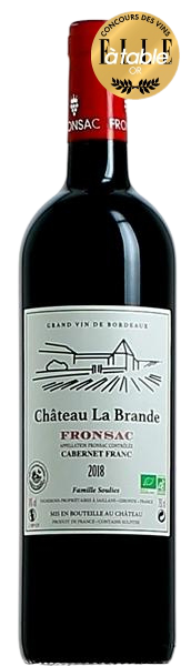 Tradition 100% Cabernet Franc 2019 - CHÂTEAU LA BRANDE - AOC Fronsac