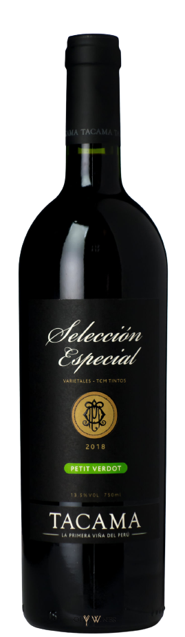 Selección Especial Petit Verdot 2018 - TACAMA - Vallée d'Ica Pérou